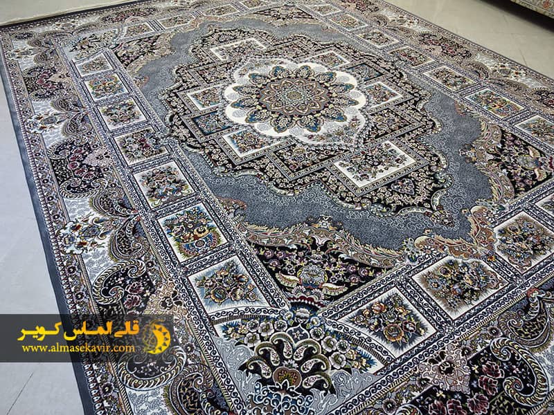 خرید فرش طرح حوض نقره دلفینی
