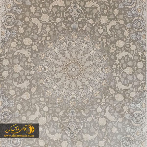 فرش 1200 شانه کاشان طرح اصفهان لایت فیلی