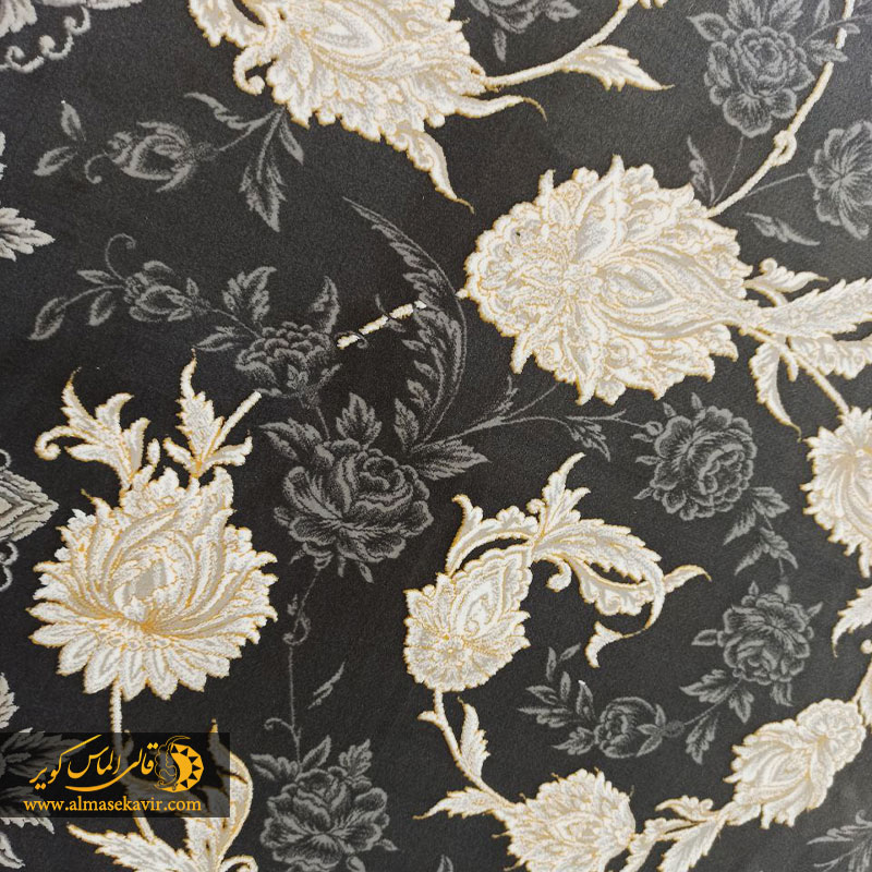 naghshe-jahan-zarinmehr-dodi-2 فرش 1200 شانه کاشان طرح زرین مهر دودی