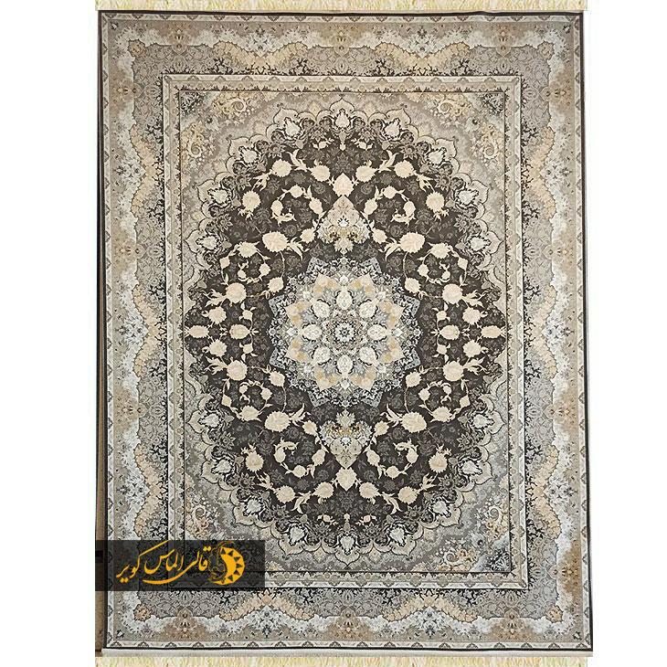 naghshe-jahan-zarinmehr-dodi فرش 1200 شانه کاشان طرح زرین مهر دودی