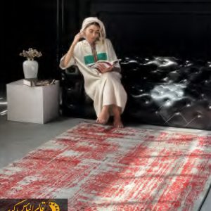 فرش ماشینی پتینه لاکی 700 شانه کد 73028DL
