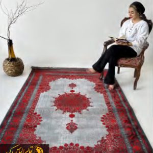 فرش ماشینی مدرن لاکی700 شانه کد 73005
