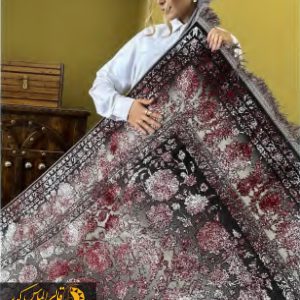 فرش ماشینی قرمز 700 شانه کد 73017