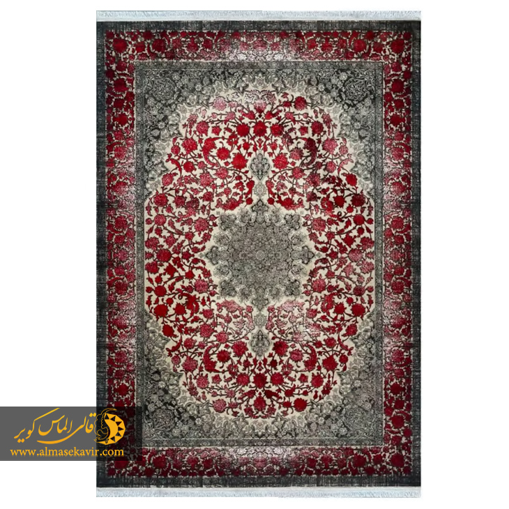 فرش-ماشینی-قرمز-700-شانه-کد-73056