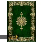 طرح فرش طرح ورساچه سبز طلایی 25CN0160 در قالی الماس کویر