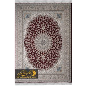 فرش ماشینی طرح دستباف نایین کرم پری