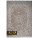 فرش ماشینی طرح دستباف نایین نسکافه ای پری