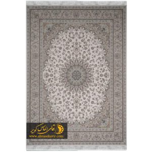 فرش ماشینی طرح دستباف نایین کرم پری