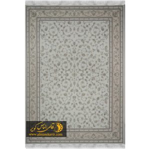 رش ماشینی طرح افشان رنگ پاستیلی دستباف گونه درسا