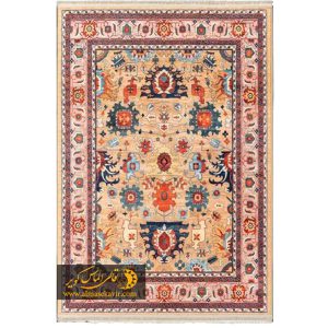 فرش ماشینی طرح سلطان آباد 25cs0260 طلایی
