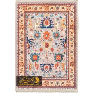 فرش ماشینی طرح سلطان آباد 25cs0260 طوسی